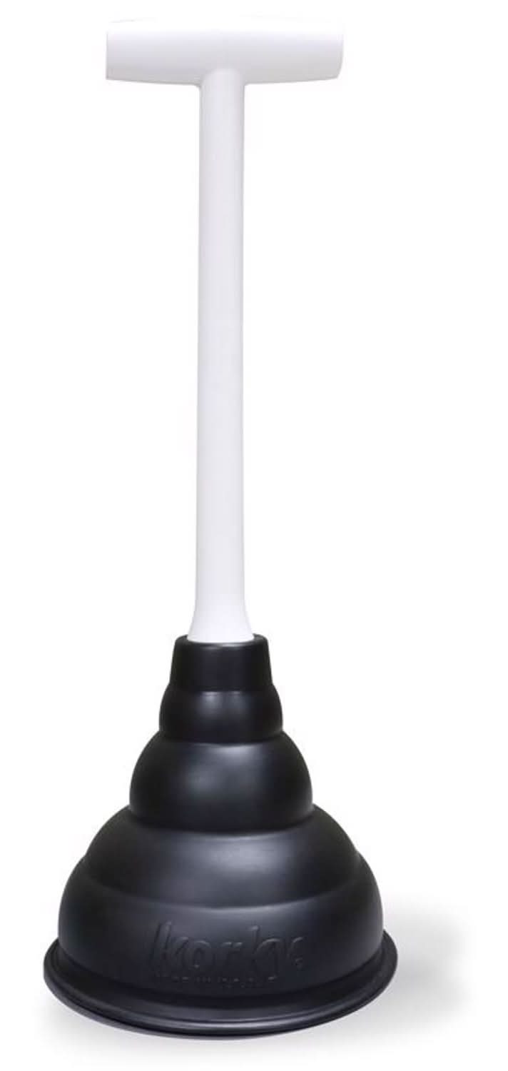 Korky Beehive Mini Sink And Drain Plunger 9 In. L X 5-1/2 In. D