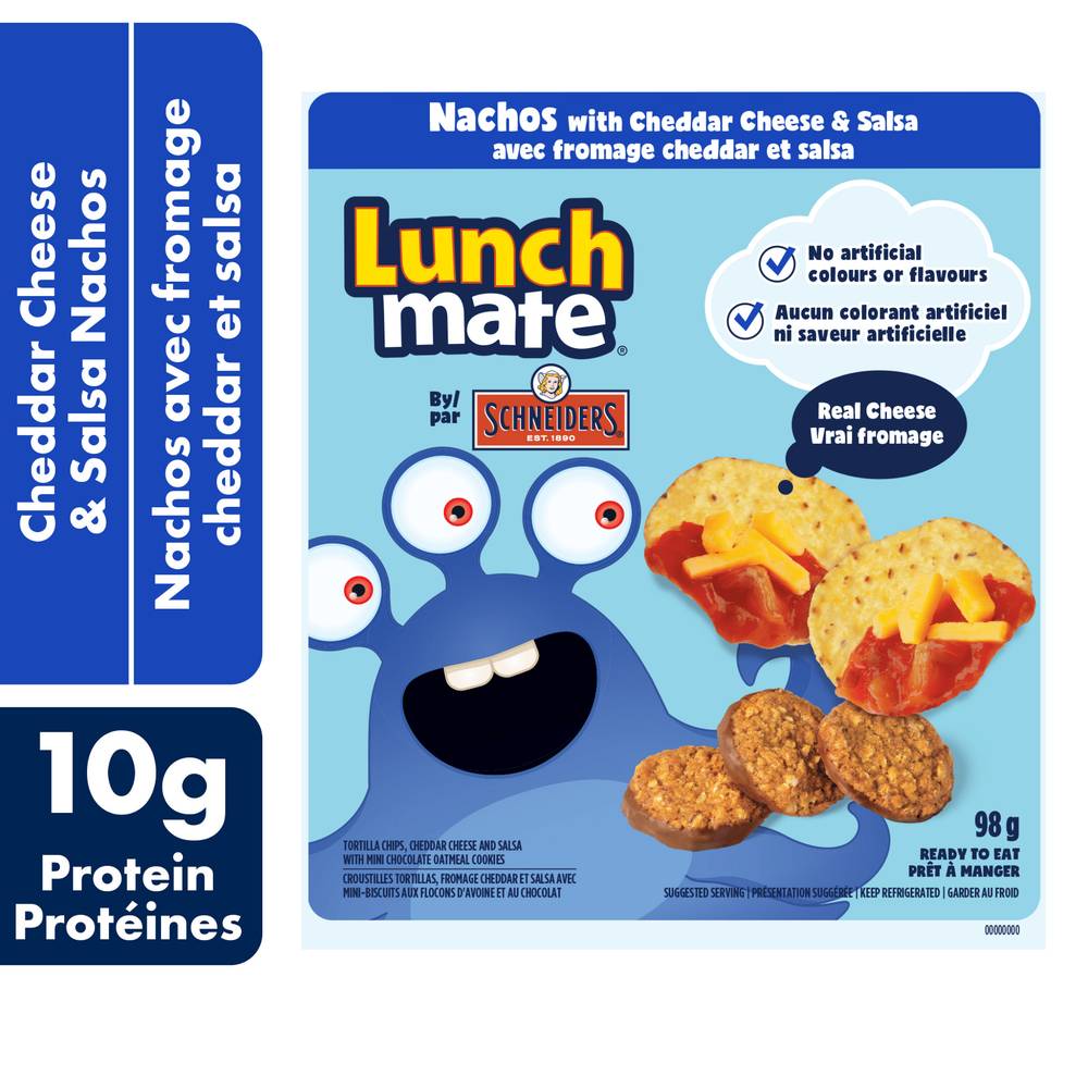 Schneiders Lunch Mate Nachos, Cheddar Cheese & Salsa Kit (98 g)