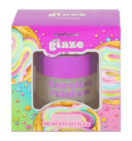 Glaze Hawaiian Rainbow Lip Scrub 0.75oz Hawaiian Rainbow
