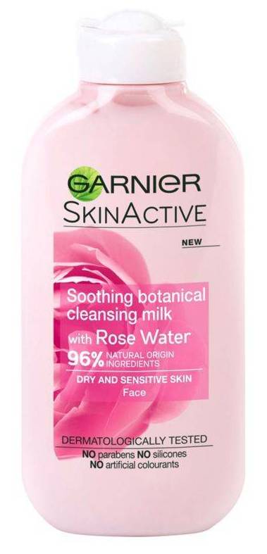 Garnier Natural Rose Water Cleansing Milk Sensitive Skin 200ml