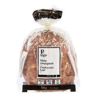 Première moisson miche campagnarde tranchée (700 g) - country style loaf (700 g)