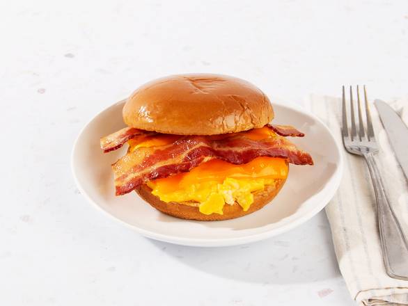 Order Bacon Egg and Cheese Breakfast Sandwich food online from Yolko Breakfast Cafe store, Chicago on bringmethat.com