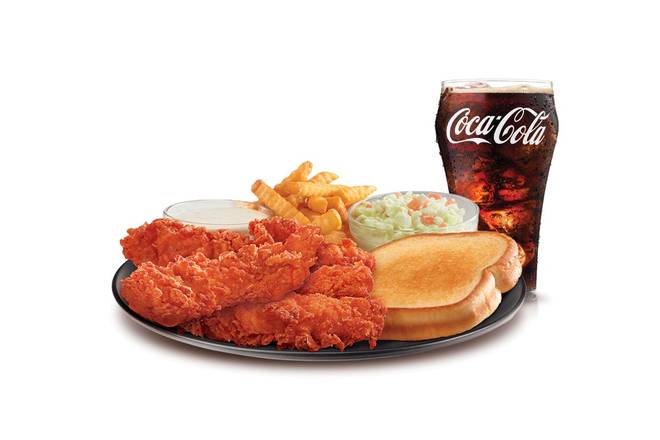 5 Piece Nashville Hot Hand-Breaded Chicken Tender Platter