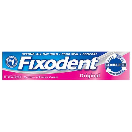 Fixodent Complete Denture Adhesive Cream Original - 2.4 oz