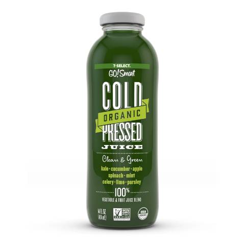 7-Select Organic Cold Pressed Clean and Green 14oz