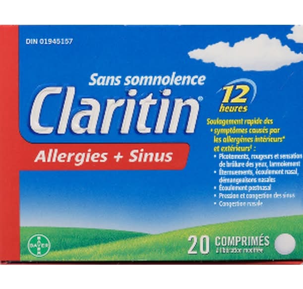 Claritin Allergy & Sinus Tablets (30 g)