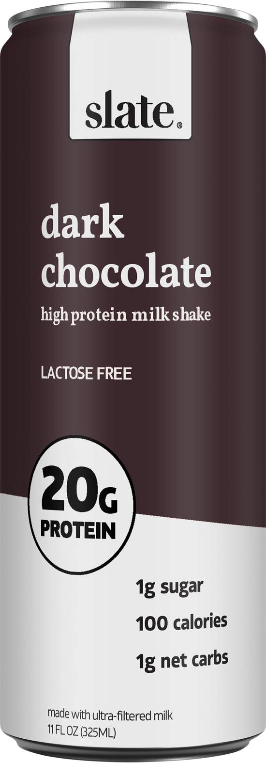 Slate Lactose Free Ultra Filtered Milk (11 fl oz) (dark chocolate)