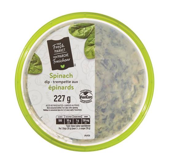 Your Fresh Market Spinach Dip (227 g)
