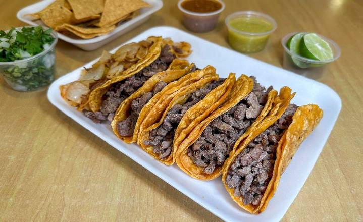 TACOS BISTEC 5 PZA