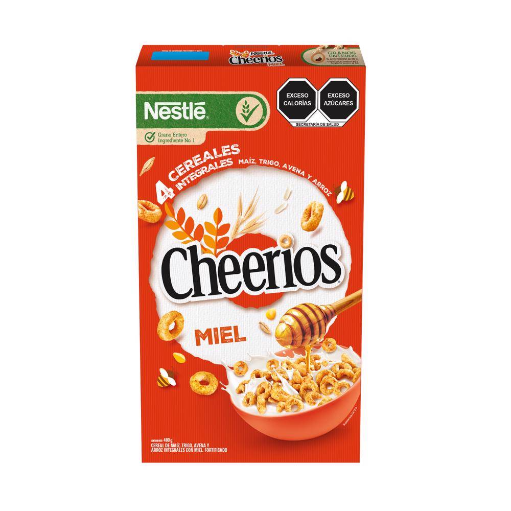 Cheerios cereal integral con miel