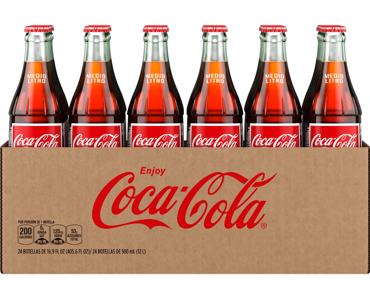Coca-Cola Classic Soda (24 x 16.9 fl oz)