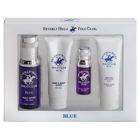 Beverly Hills Polo Club Blue for Men Exclusive 4-Piece Set - 1.0 set