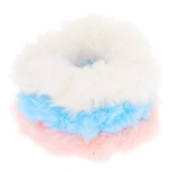 Claire's Club Small Fuzzy Pastel Hair Scrunchies - 3 Pack