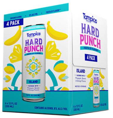 Tampico Island Hard Punch (4 pack, 12 fl oz)