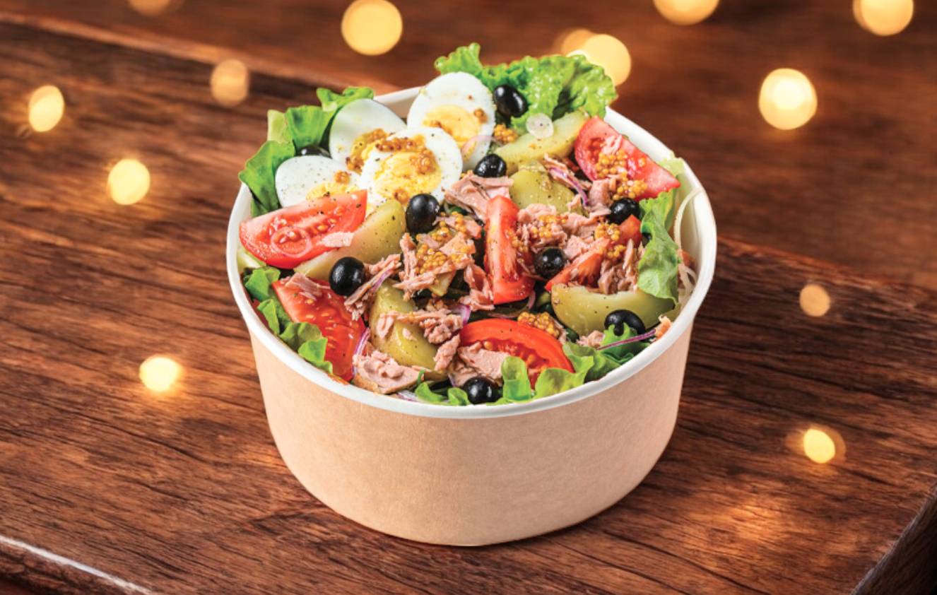 Salade romaine 🥗🍅🐟🫒