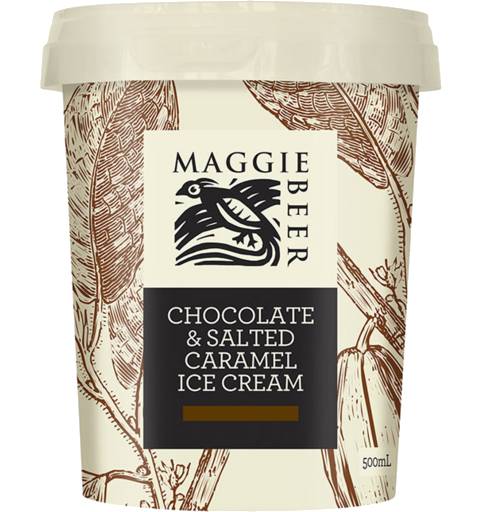 Maggie Beer Chocolate & Salted Caramel Ice Cream (500mL)