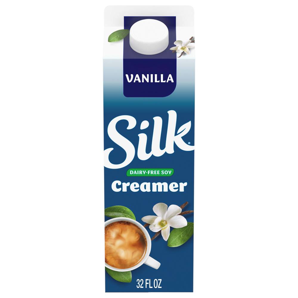 Silk Dairy-Free Soy Creamer, Vanilla (32 fl oz)