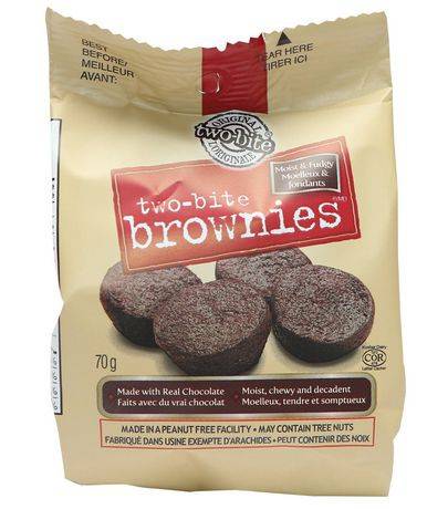 The Worthy Crumb Pastry Co Two-Bite Brownies (70 g)