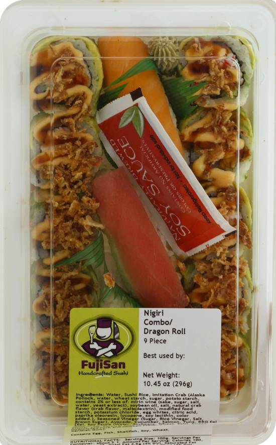 Fujisan Nigiri Combo Dragon Roll