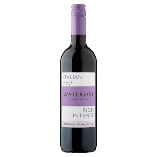 Waitrose & Partners Italian Red Rich Intense Wine (750 ml)
