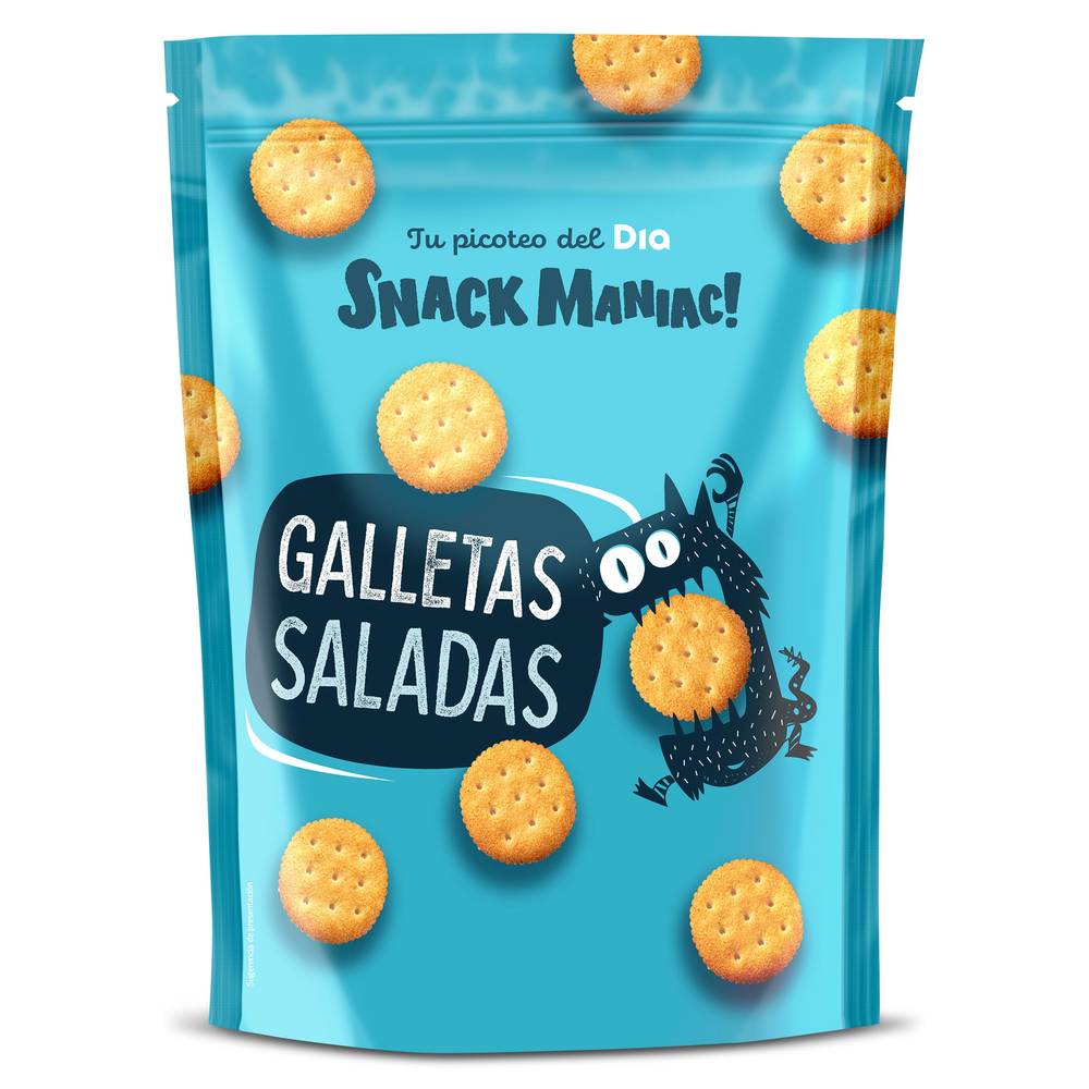 Galletas Saladas Snack Maniac De Dia Bolsa 200 G