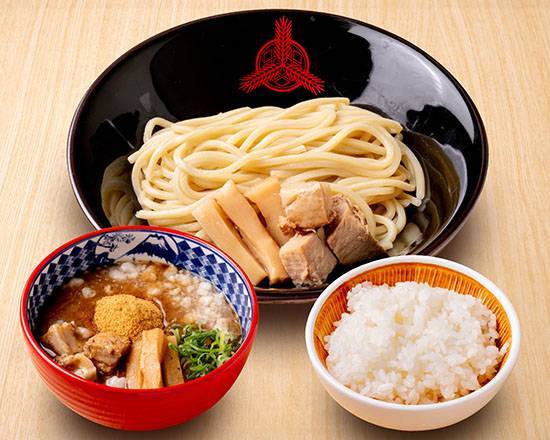 肉マシ背脂つけ麺～ライス付き Extra Meat Back Fat Tsukemen～Rice Set