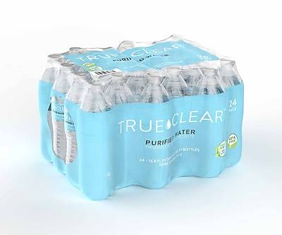 True Clear Purified Water (24 pack, 16.9 fl oz)