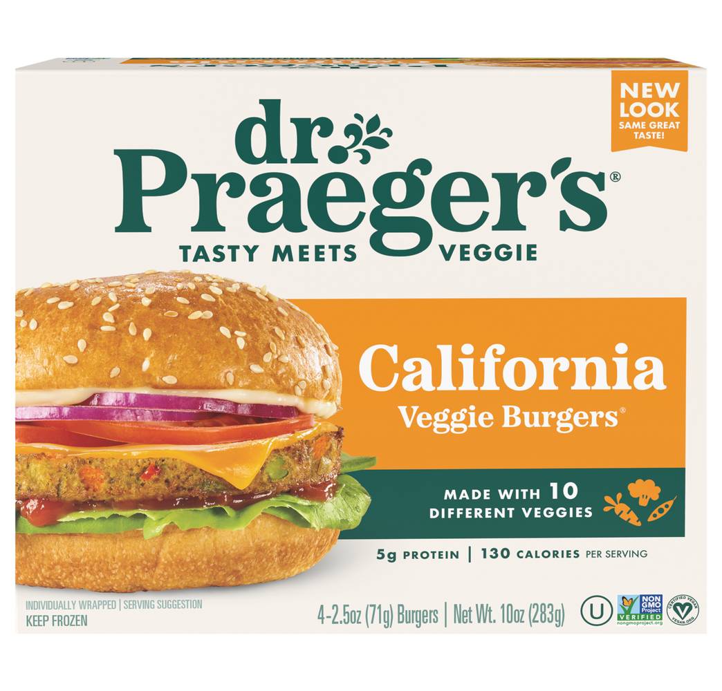 Dr. Praeger's California Veggie Burgers (10 oz, 4 ct)