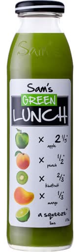 Sam's Snack Juice Green Lunch (375mL)