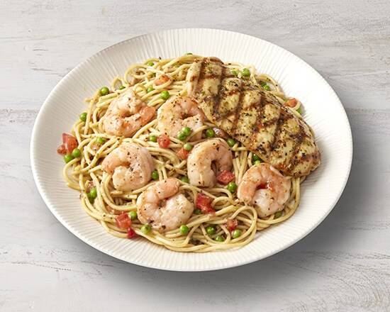 Summer Chicken & Shrimp Spaghetti