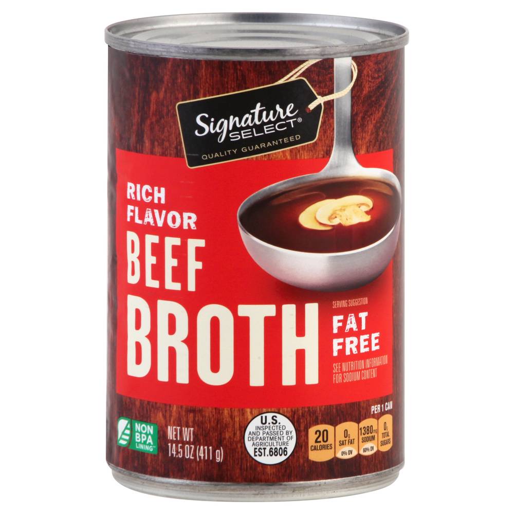 Signature Select Beef Broth (14.5 oz)