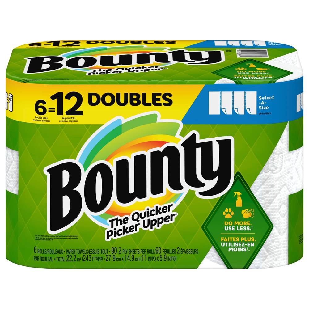 Bounty Select-A-Size Double Rolls Paper Towels (6 ct)