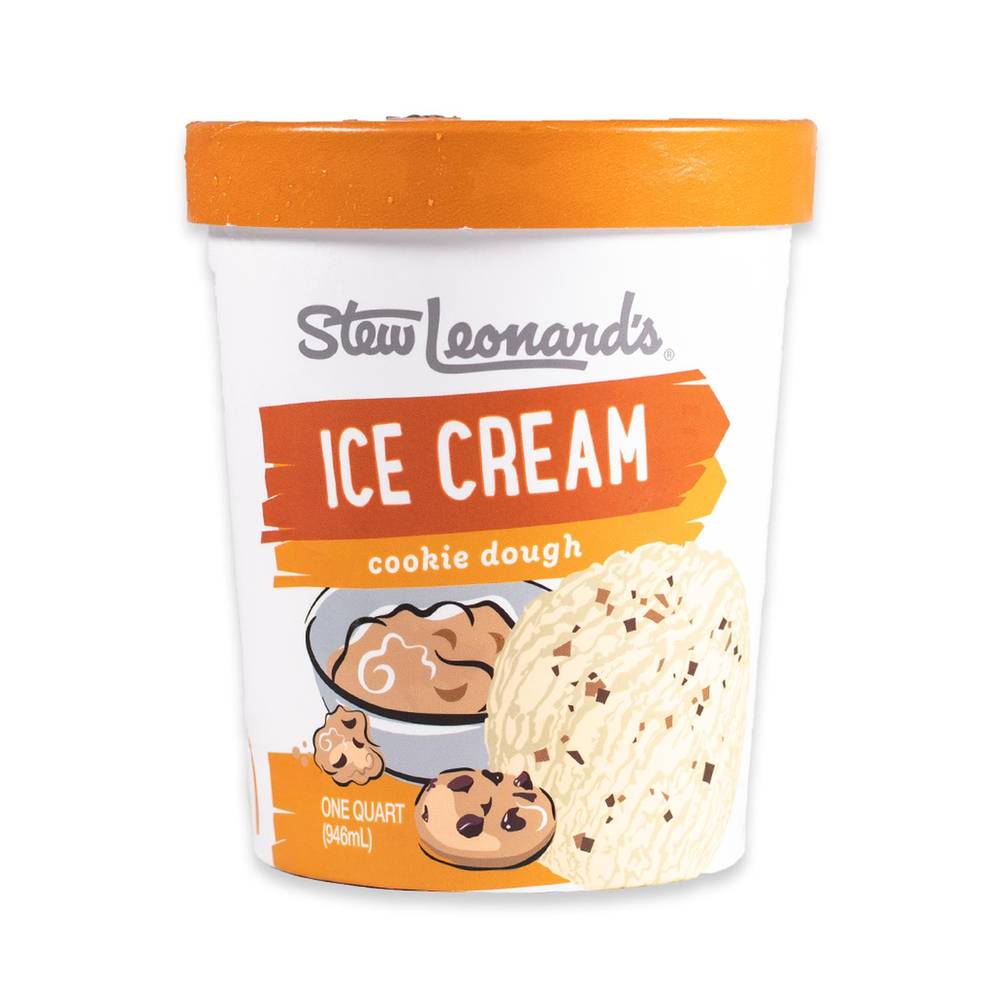 Stew Leonard's Ice Cream, Cookie Dough (33.36 oz)