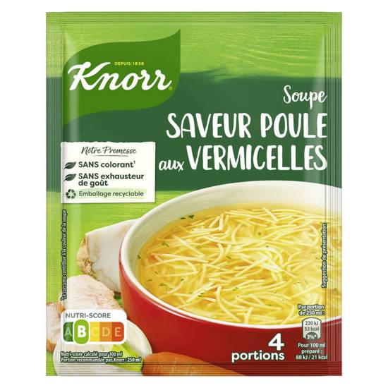 KNORR - Soupe poule vermicelles - 63g
