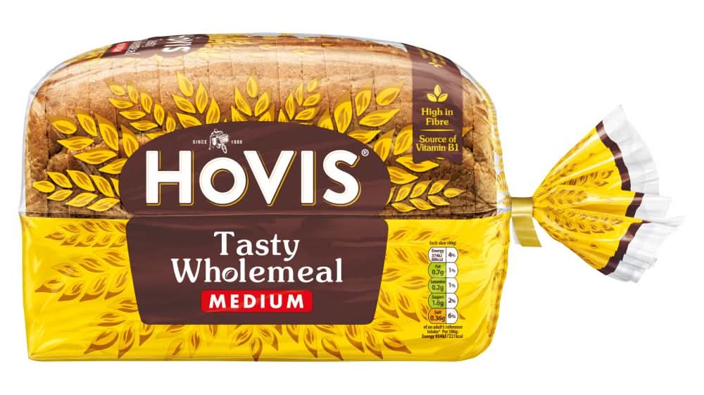 Hovis Tasty Wholemeal Medium Sliced Bread (800g)