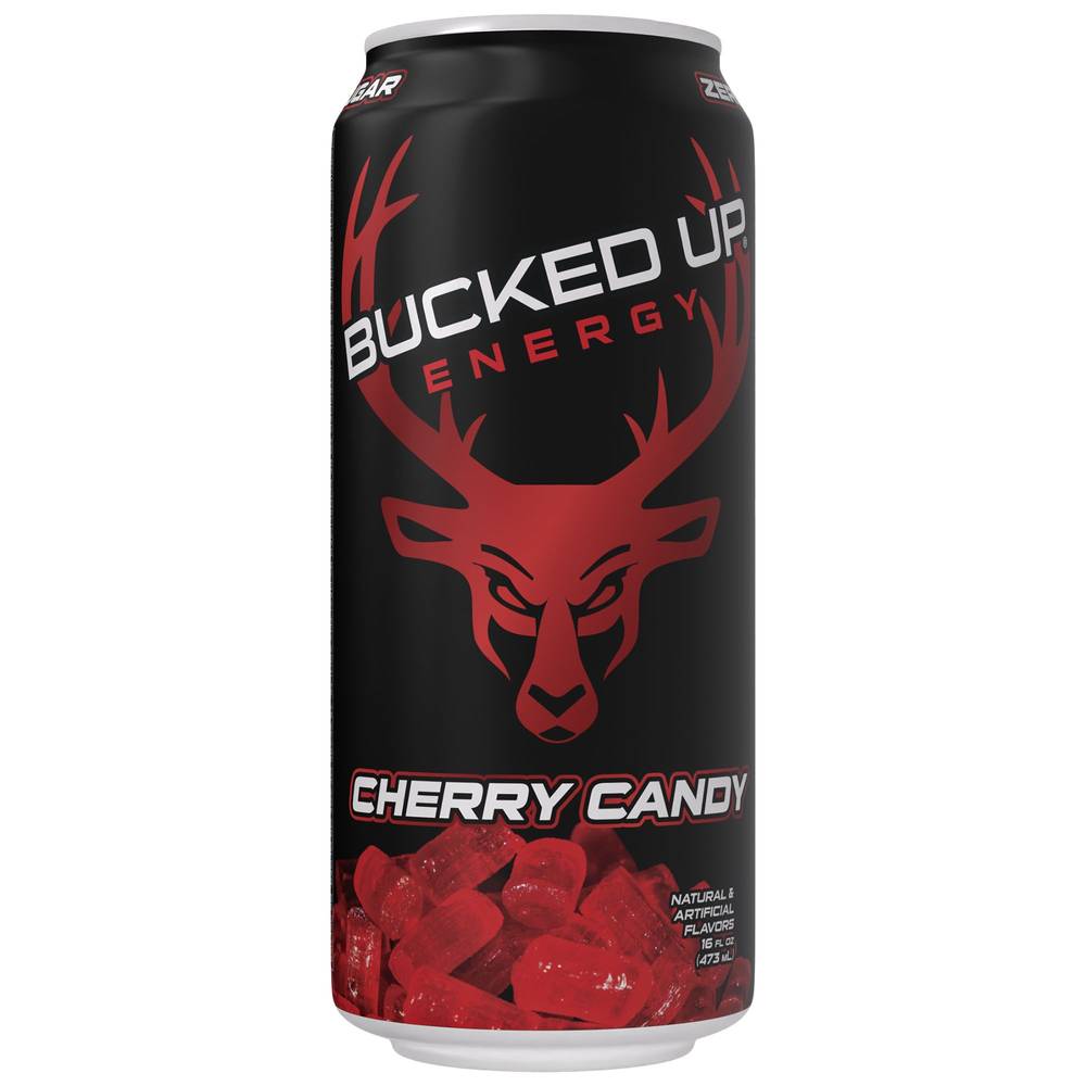 Bucked Up Energy Drink (16 fl oz) (cherry candy)