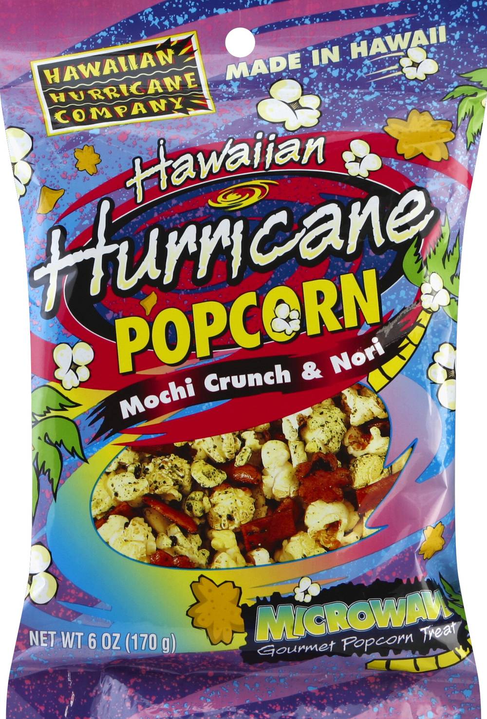 Hawaiian Hurricane Company Mochi Crunch & Nori Popcorn (6 oz)