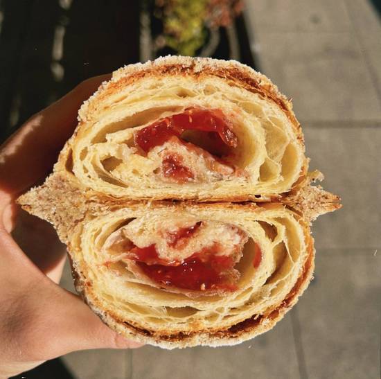Raspberry Almond Croissant