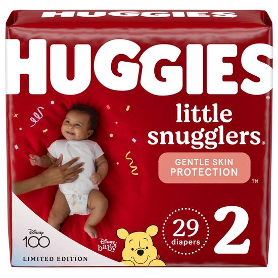 Huggies Little Snugglers Baby Diapers, Size 2, 29 CT
