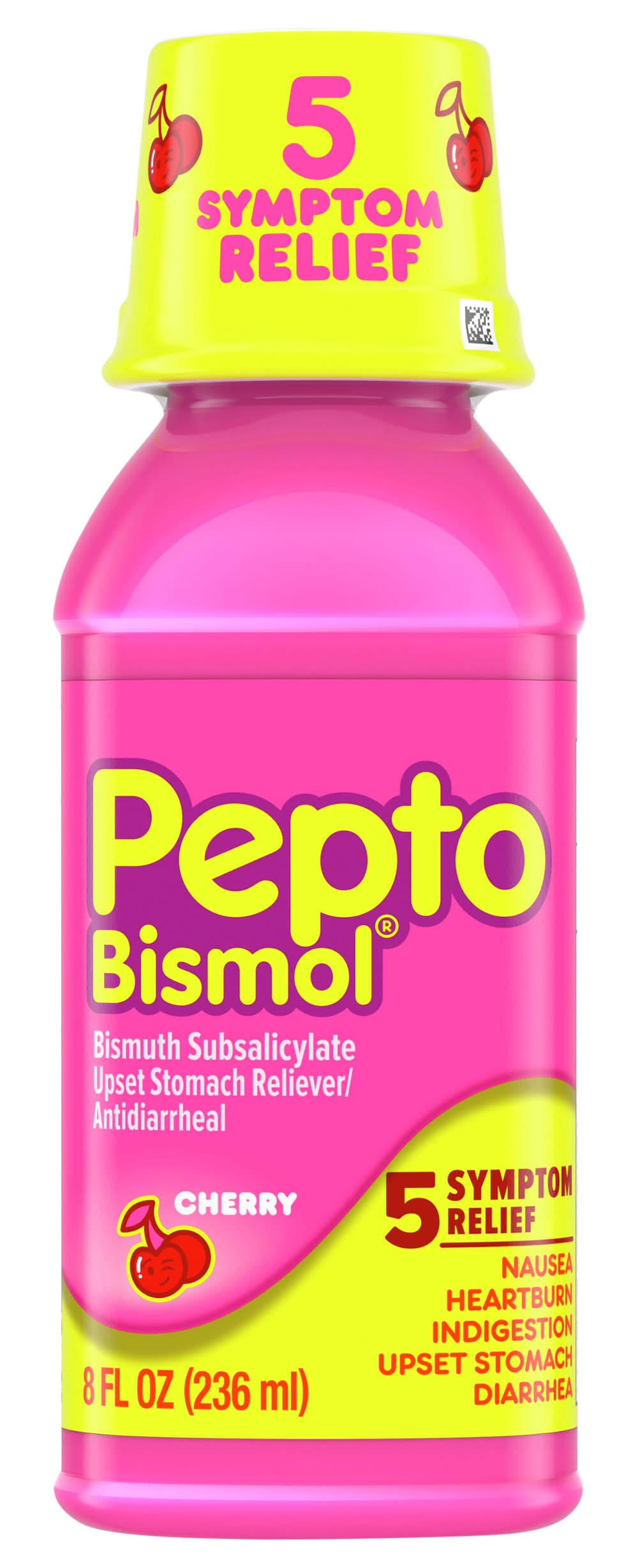 Pepto-Bismol Antidiarrheal Stomach Reliever Liquid, Cherry (8 fl oz)