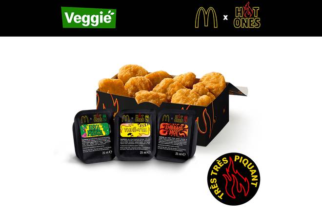 20 VEGGIE McPLANT® NUGGETS McDO x HOT ONES