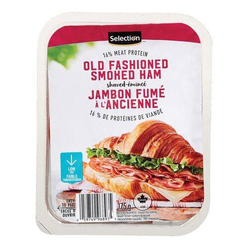 Selection jambon fumé à l'ancienne (175g) - old fashioned smoked ham (175 g)