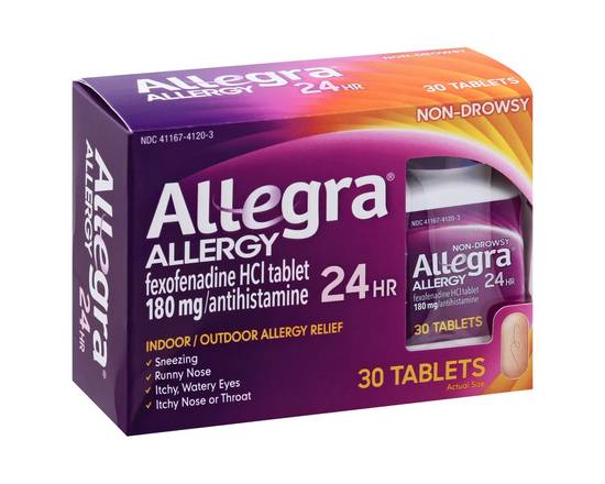 Allegra · Indoor Outdoor Allergy Relief (30 ct)