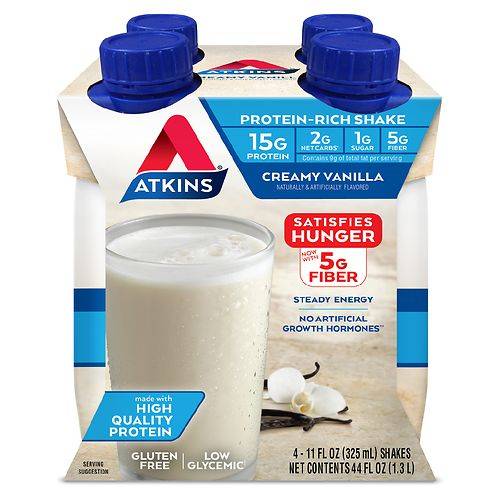 Atkins Advantage Shakes French Vanilla - 11.0 fl oz x 4 pack