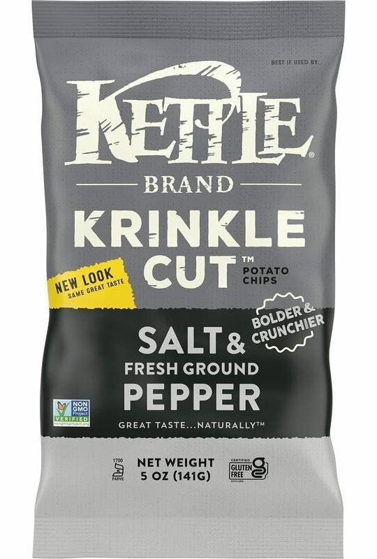 Kettle Krinkle Cut Salt & Pepper Chips 5oz