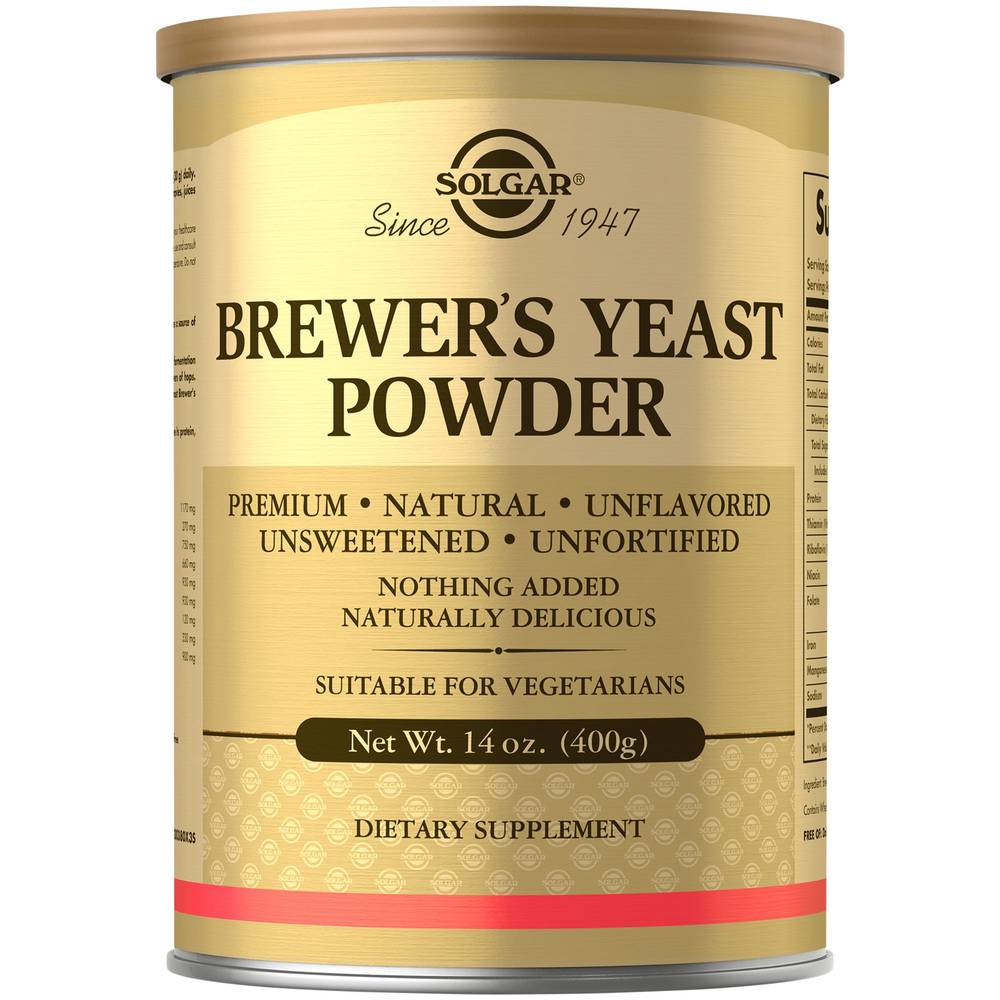Natural Brewer'S Yeast Powder - Unflavored & Debittered (13 Servings)