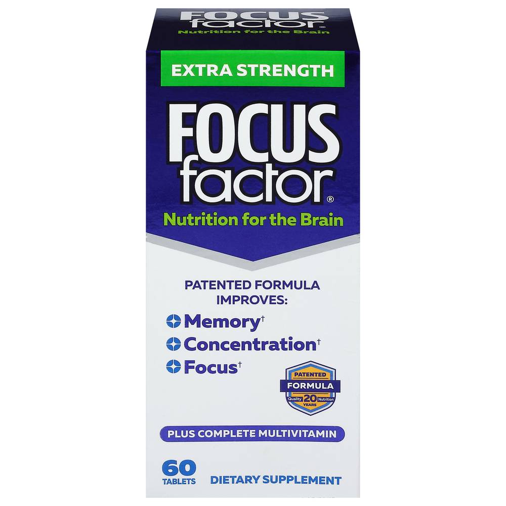 Focus Factor Extra Strength Nutrition For the Brain Tablets (60 ct)