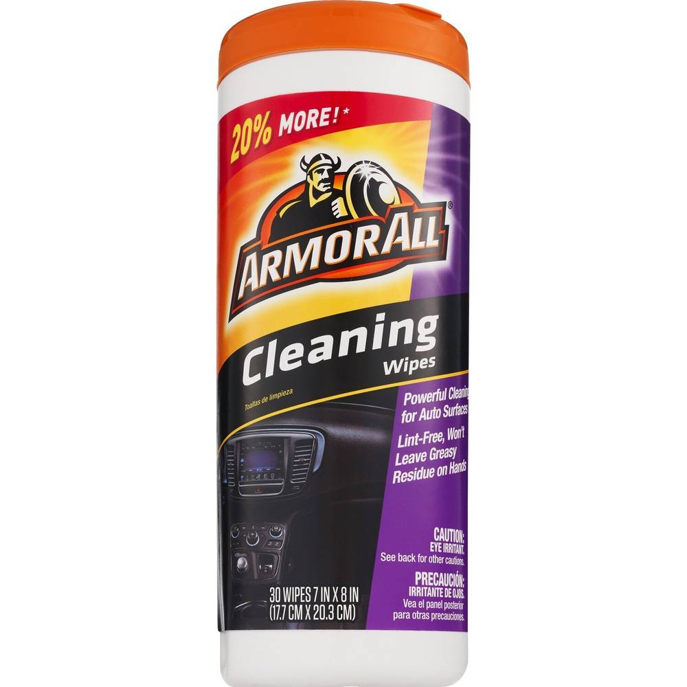 Armor All Cleaning Wipes, 30 Ct