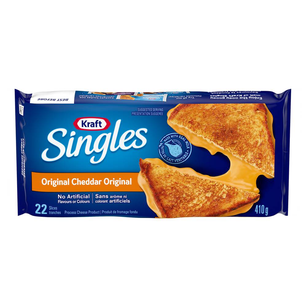 Kraft Singles Original Cheddar Cheese Slices (410 g)