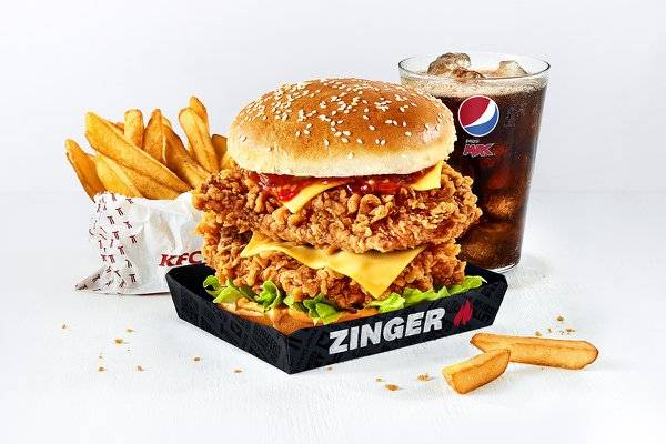 Zinger Stacker Meal 🔥